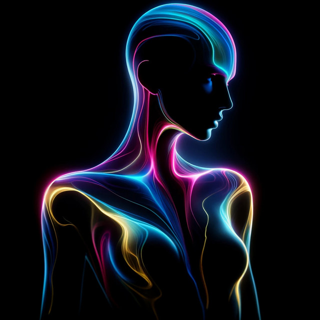 Midsummer Tears neon silhouette